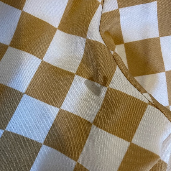 Checkered Beige and White Pants - Picture 2 of 4